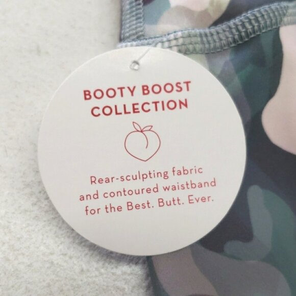 SPANX Booty Boost Active Printed 7/8 Leggings Painted Camo Women's Small - Picture 9 of 14